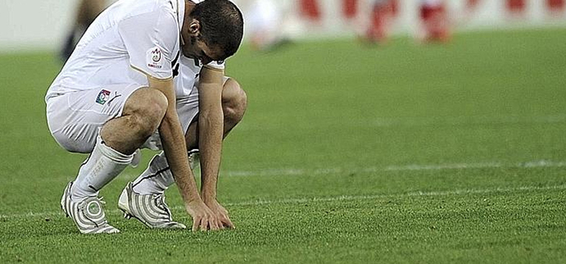 Euro 2008 (44).jpg - L'amarezza di Chiellini, il migliore in campo contro la Spagna.